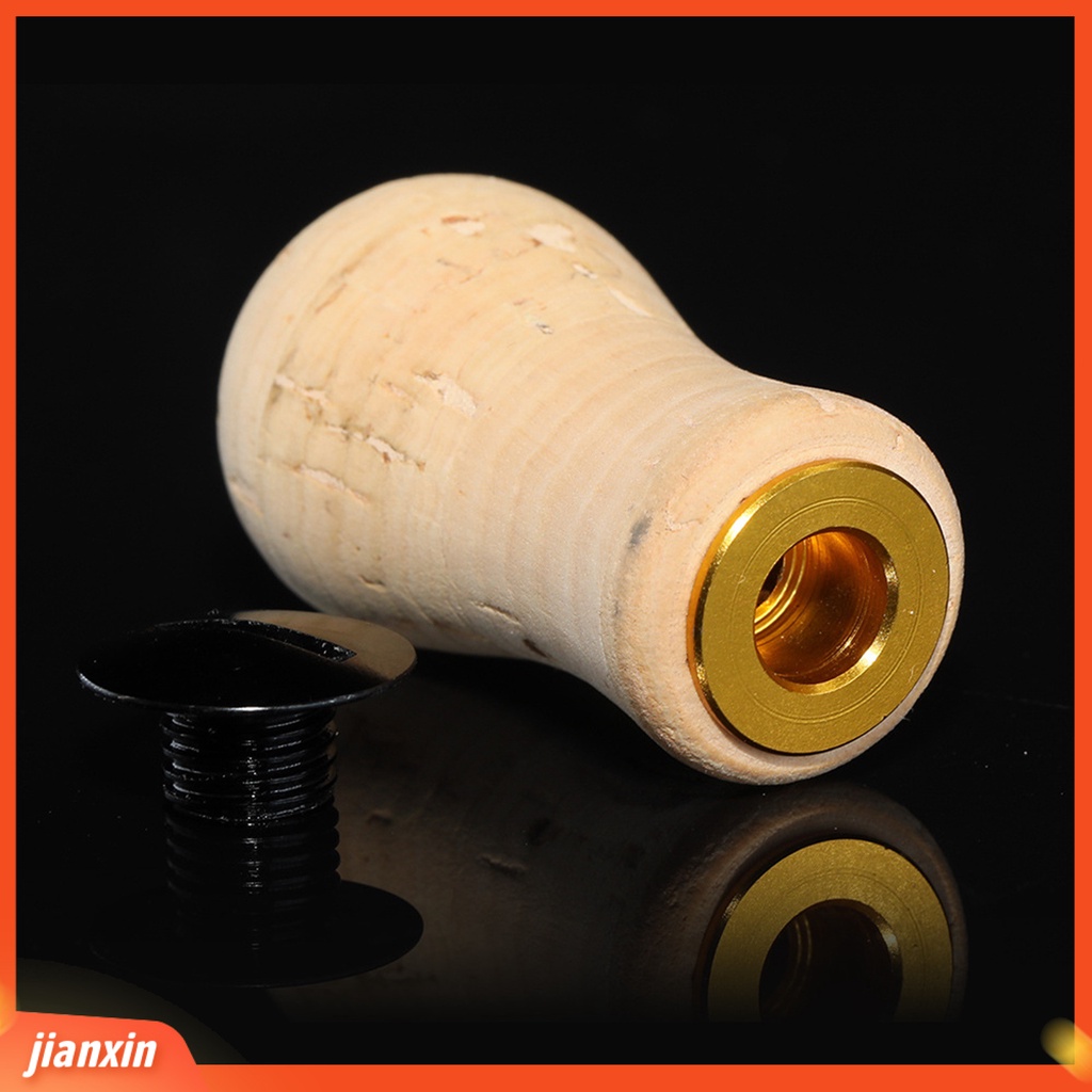 (In Stock) Knob Pegangan Gulungan Pancing Banyak Digunakan Daya Tahan Yang Baik Gabus Tahan Retak Knob Engkol Gulungan Ultra Ringan Untuk Angling