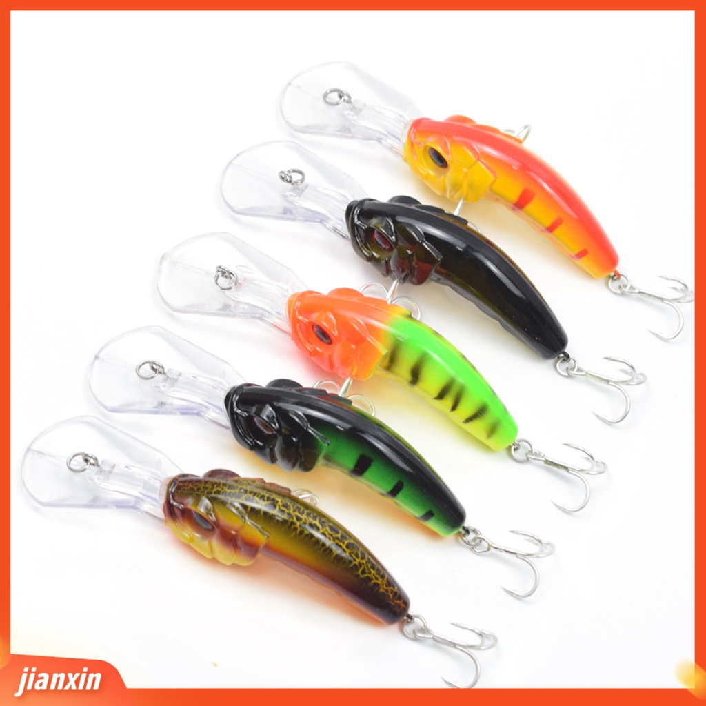 (In Stock) 10cm /14g Umpan Pancing Plastik Desain Bola Baja Tahan Aus Hidup Ikan Kecil Umpan Memancing Aksesori