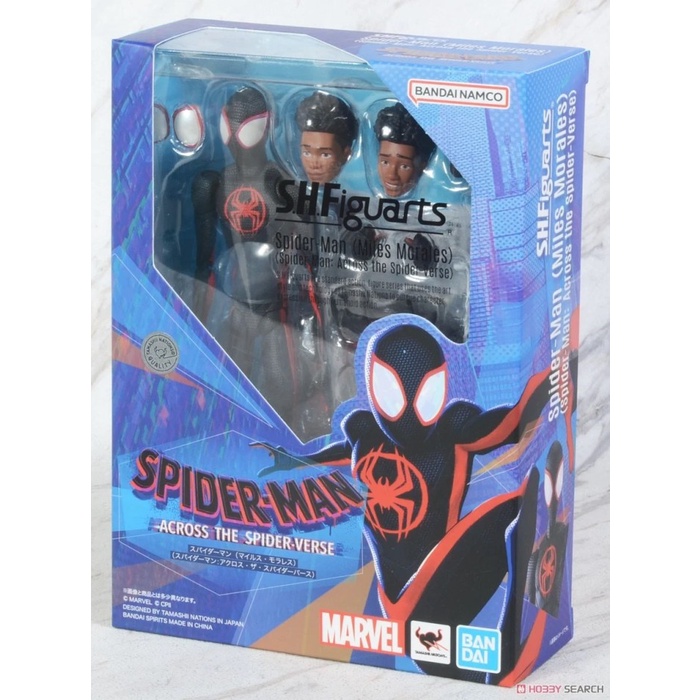 SHF Miles Morales Spider man Across Spider Verse spiderman MISB Ori