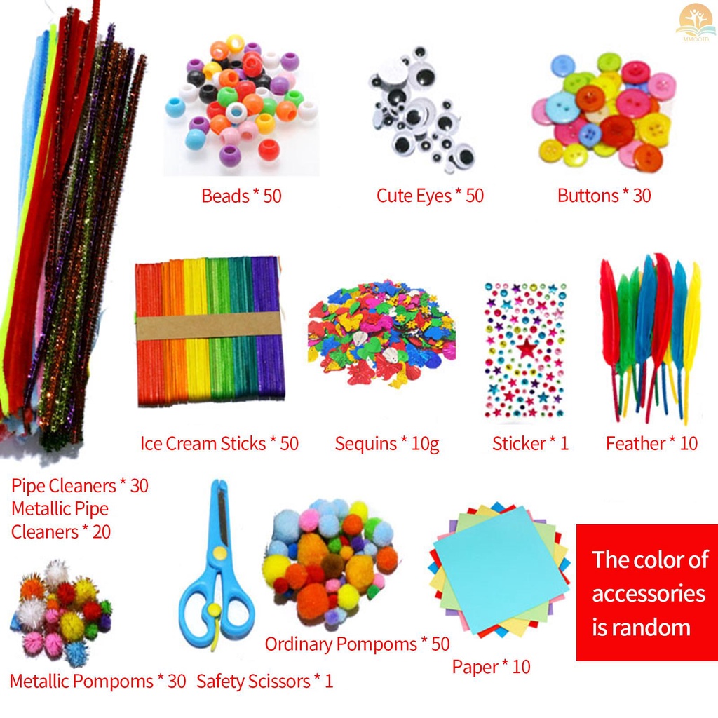 In Stock DIY Perlengkapan Seni Dan Kerajinan Kit Buatan Tangan Aktivitas Bahan Kerajinan Hadiah Edukasi Untuk Siswa Sekolah Tk Home Art Supply