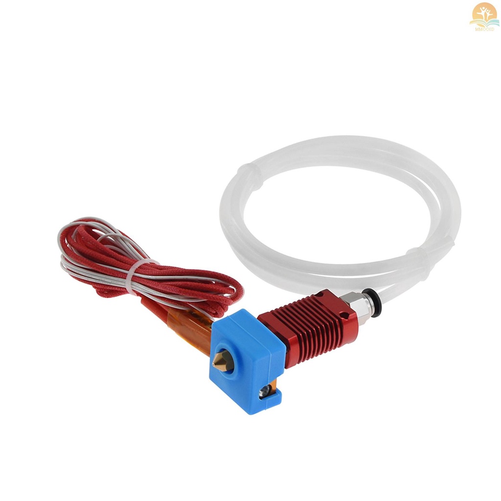 In Stock Metal Hotend Extruder Kit Dengan Nozzle 0.4mm Aluminium Blok Pemanas Silikon Sock 12/24V 40W Kompatibel Dengan Creality CR-10 CR-10S Ender 3ender 3pro 3D Printer