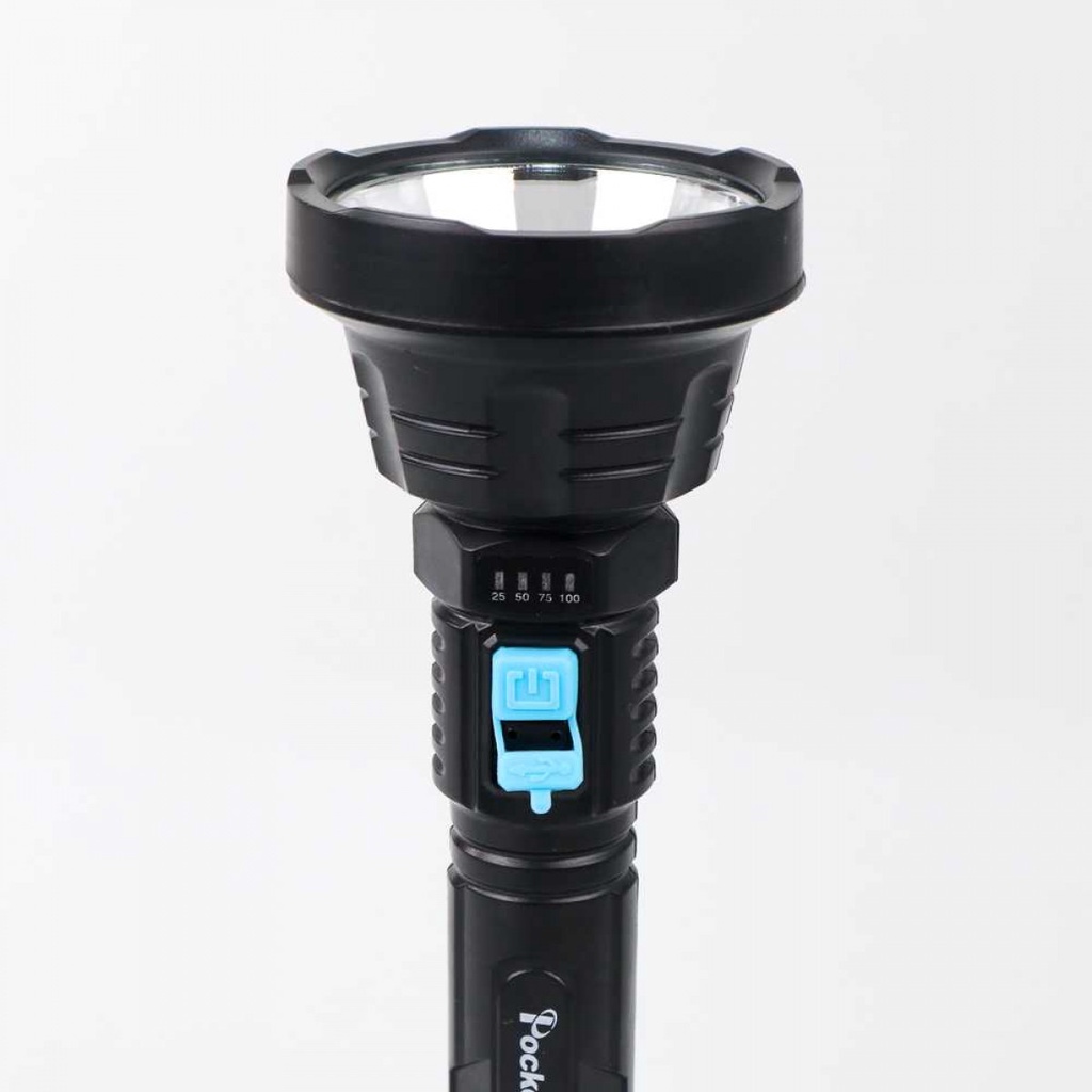 Pocketman Senter LED Waterproof USB Cree XPE 500 Lumens - L-826