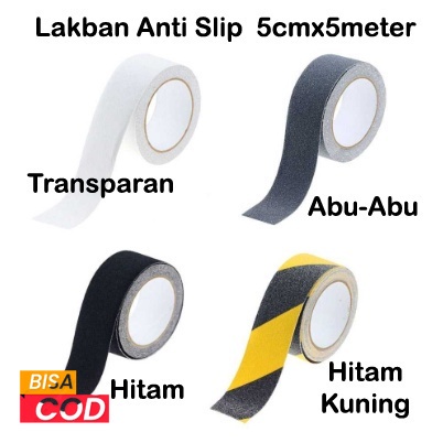 TaffPACK Lakban Tape Anti Slip 5cmX5meter Safety Grip Strong Traction