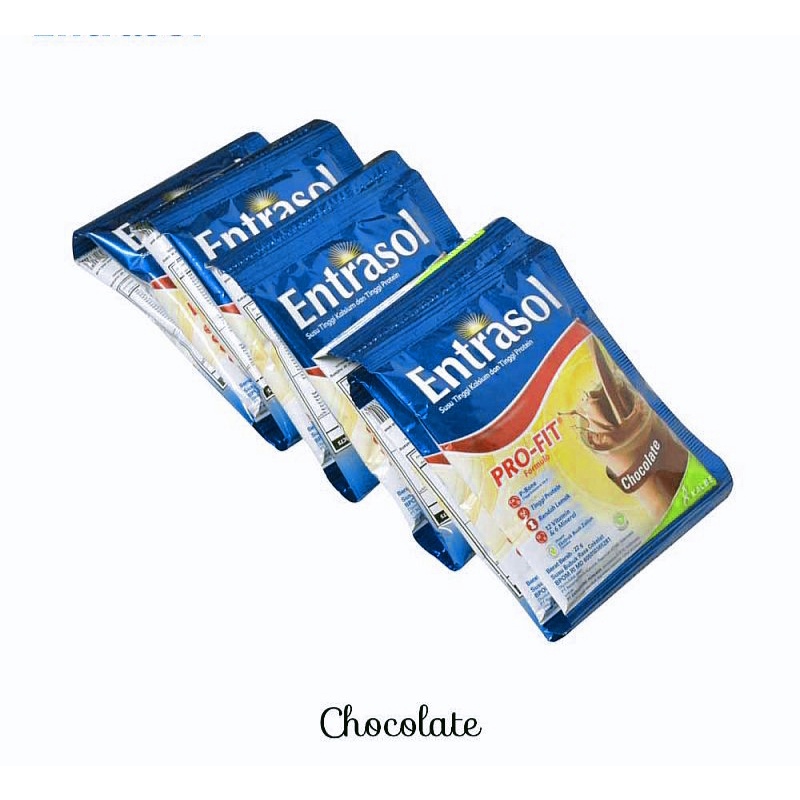 

susu entrasol coklat renceng isi 10 sachet FC