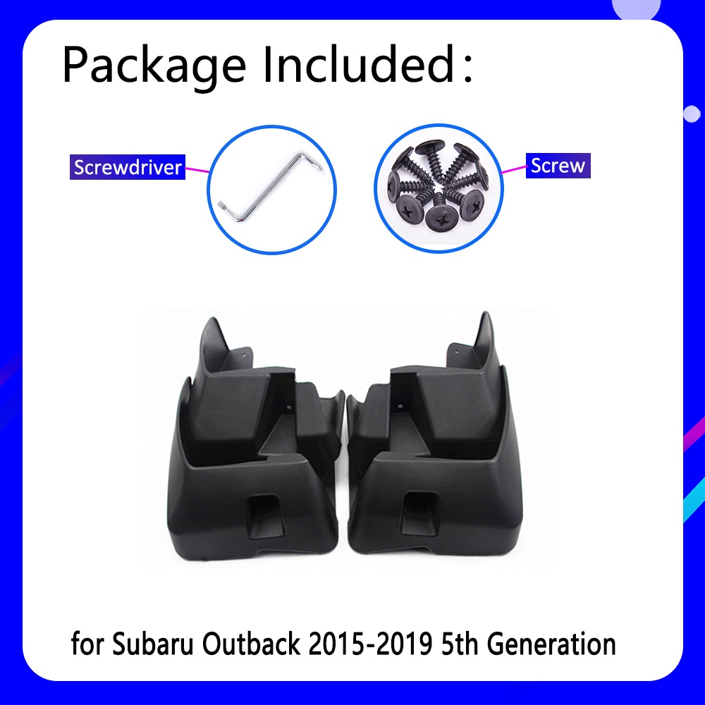 Mudguards Cocok Untuk Pedalaman Subaru 2015 2016 2017 2018 2019 Aksesoris Mobil Mudflap Fender Auto Replacement Parts