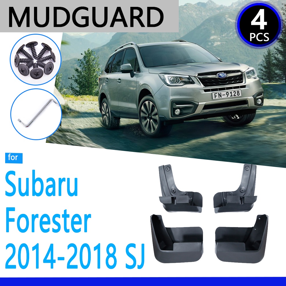 Mudguards Cocok Untuk Subaru Forester SJ 2014~2018 2015 2016 2017 Aksesoris Mobil Mudflap Fender Auto Replacement Parts