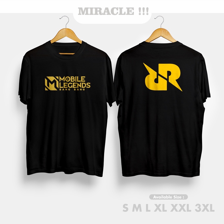 Kaos Baju Mobile Legends Team RRQ Rex Regum Qeon Squad Esport Kaos Game Gaming