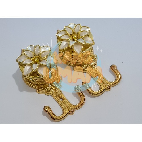 Hook gorden teratai Gold / Hook model bunga teratai wana gold