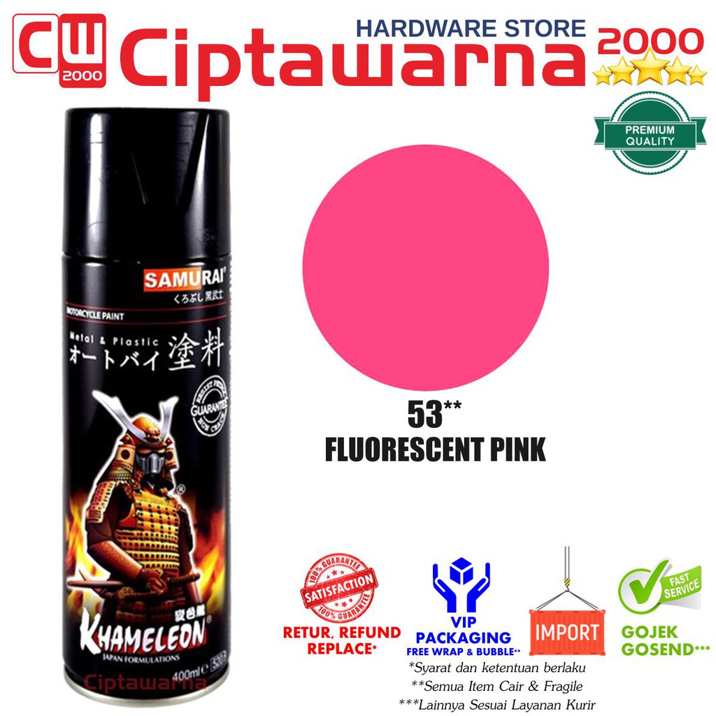 Cat Semprot Spray 53** Fluorescent Pink 400 ml