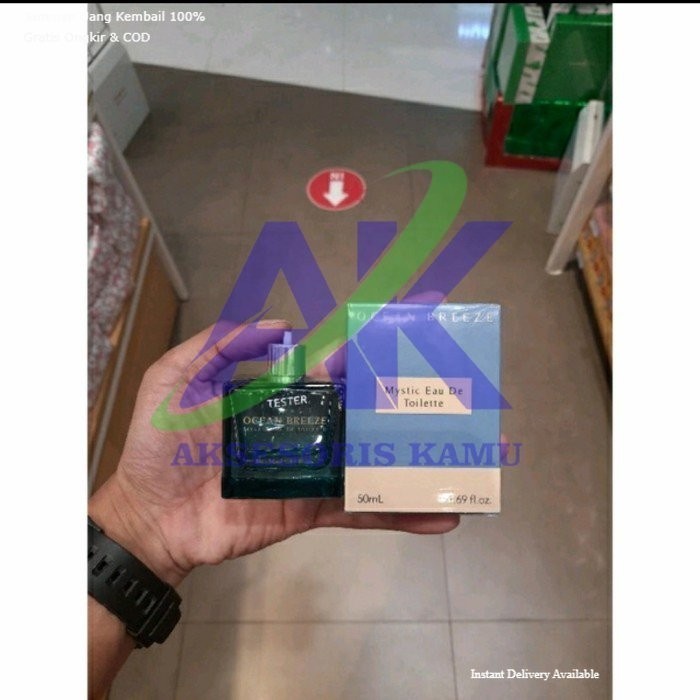 Miniso parfum mystic perfume ocean breeze & mountain night - Biru