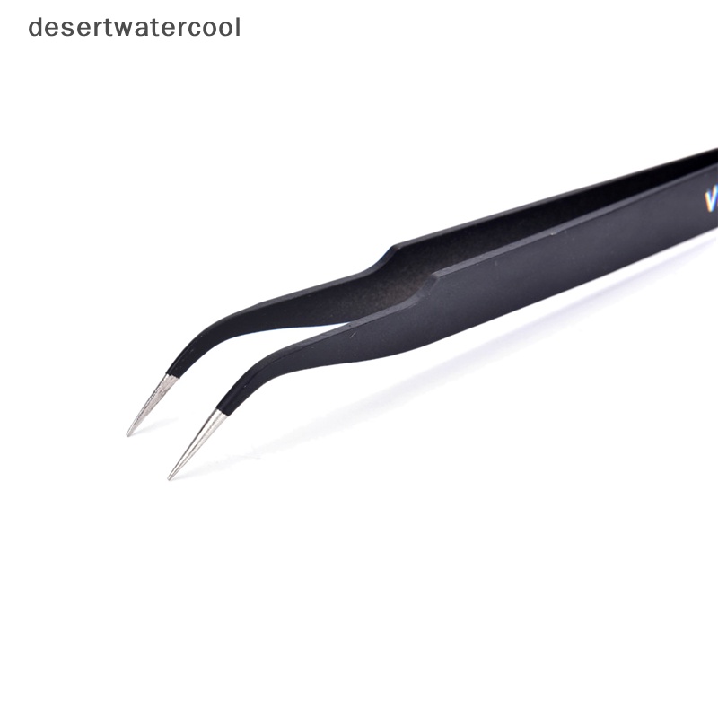 Deid Hot 6Pcs ESD Pinset Presisi Aman Stainless Steel Anti Statis Alat Pemeliharaan Martijn