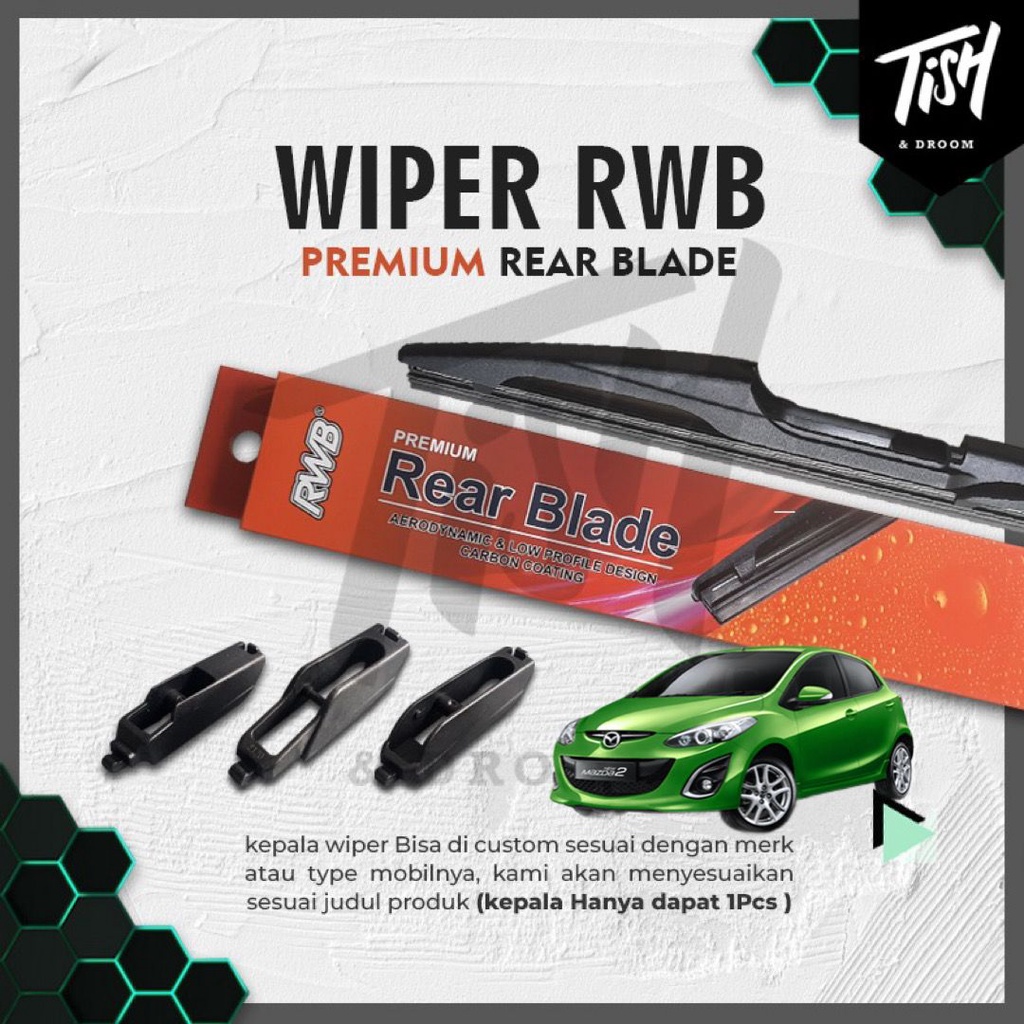 RWB Rear Wiper Belakang RWB Rear Wiper Belakang Calya Sigra 12 inch