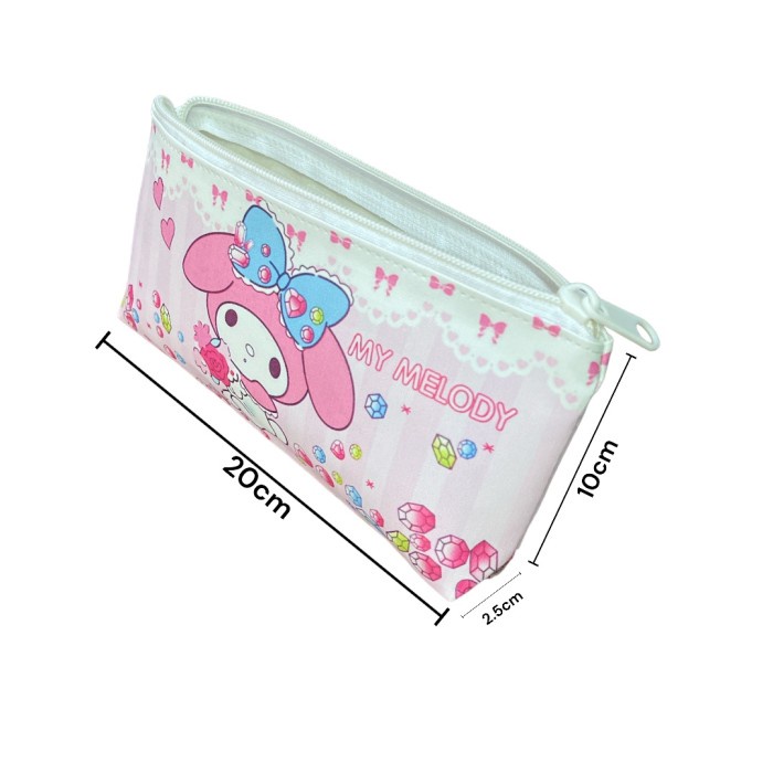 Kotak Pensil Case Kuromi Karakter Lucu Medium Size Tempat Pencil