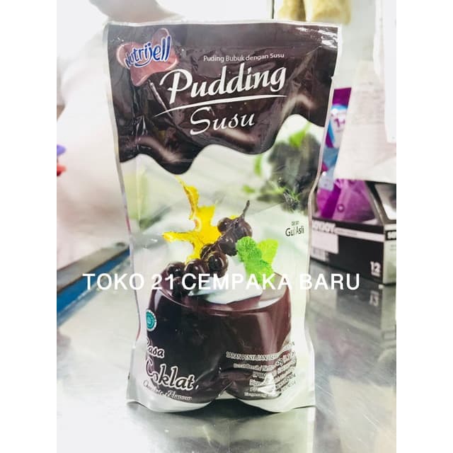 

Nutrijell Pudding SUSU Rasa COKLAT 1 PCS | Agar Agar Nutrijel Puding Cokelat Murah Promo