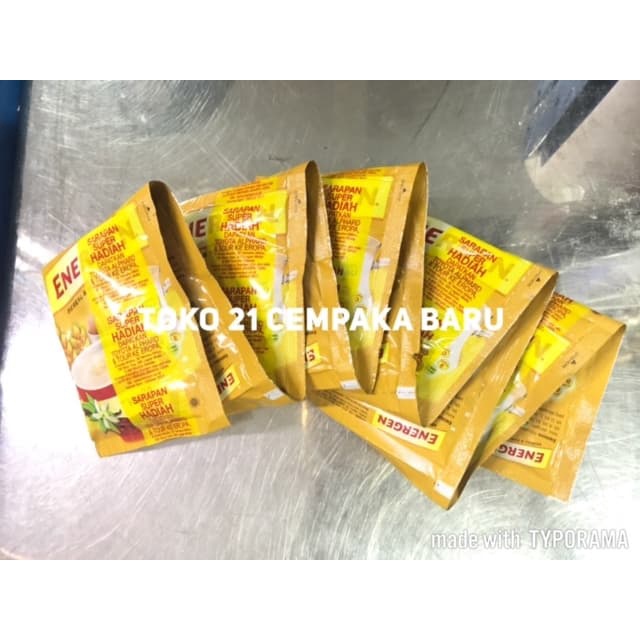 

Energen Rasa Vanila 1 Renceng isi 10 Sachet | Cereal Susu Sereal Energen Vanilla Murah promo