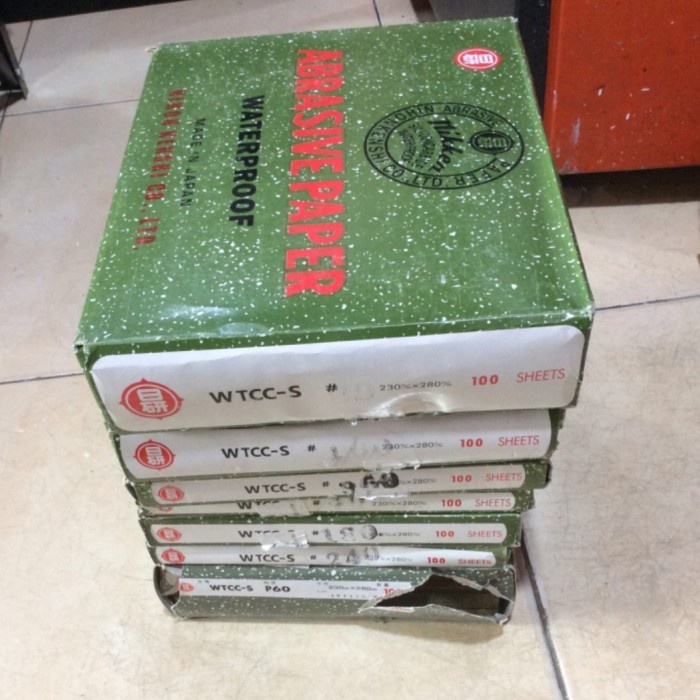 amplas nikken #320 - amplas Duco nikken 1 pak 100pcs Made in japan NIKEN