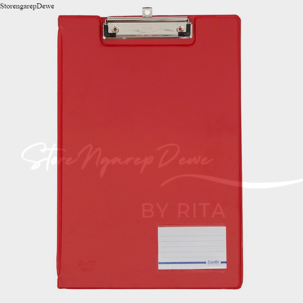 

Bantex Clipboard With Cover Folio Red 4211 09 Barang kondisi baru real Bantex original