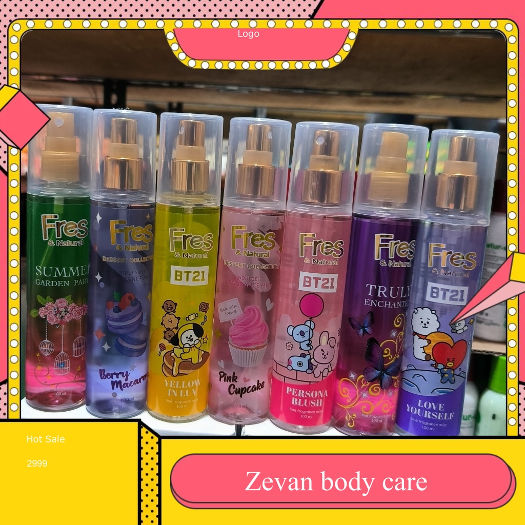 Fresh & Natural Body mist 100ml