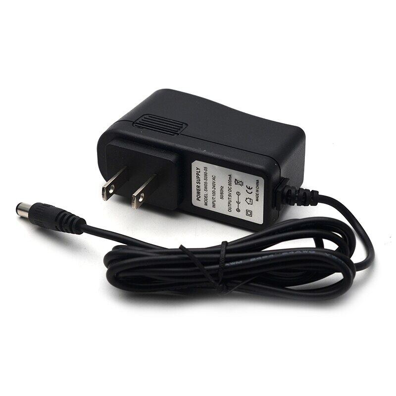 Adaptor Pasokan Daya Hitam Adaptor Pedal Efek DC 9V US Plug DC 9V Cocok untuk JOYO Digitech BOSS Dun