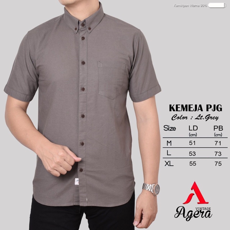 kemeja tangan pendek kerah shanghai/koko/kurta dan kemko original agera vintage/ baju muslim pria tu