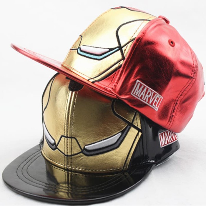 Topi anak karakter marvel iron man baseball cap YL37 ORIGINAL