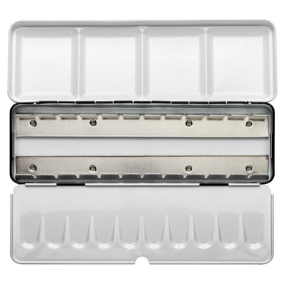 

Palet Kaleng Kotak Cat Air Kosong | Empty Watercolor Paint Palette Tin Box 24 48 Half Pans