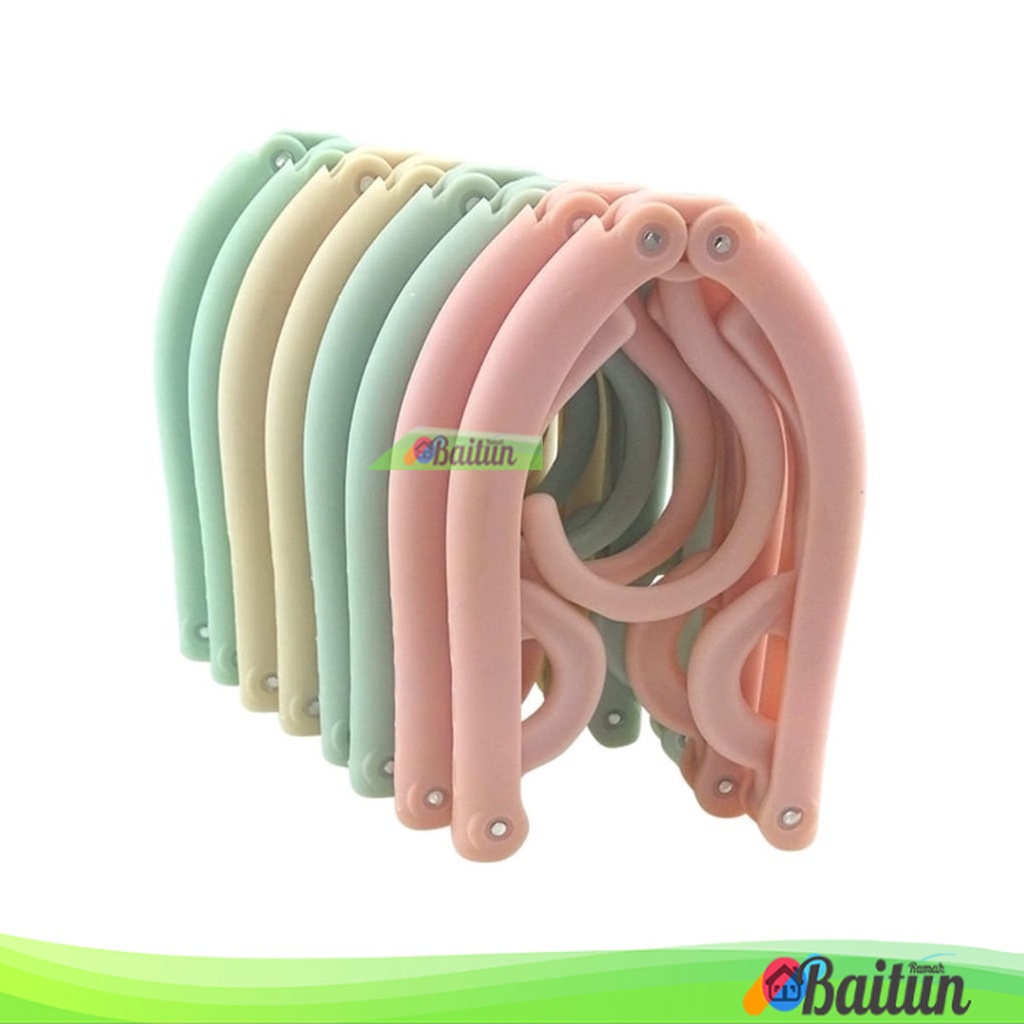 Baitun Gantungan Baju Lipat [1 Pcs] / Hanger Pakaian Celana Pakaian / Hangger Henger Baju / Peralata
