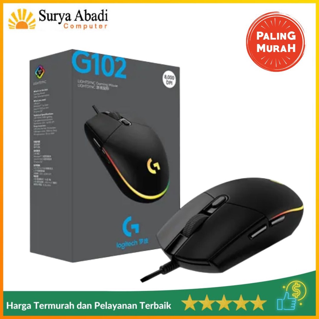 Logitech G102 Gaming Mouse / Mouse logitech gaming 8000 DPI