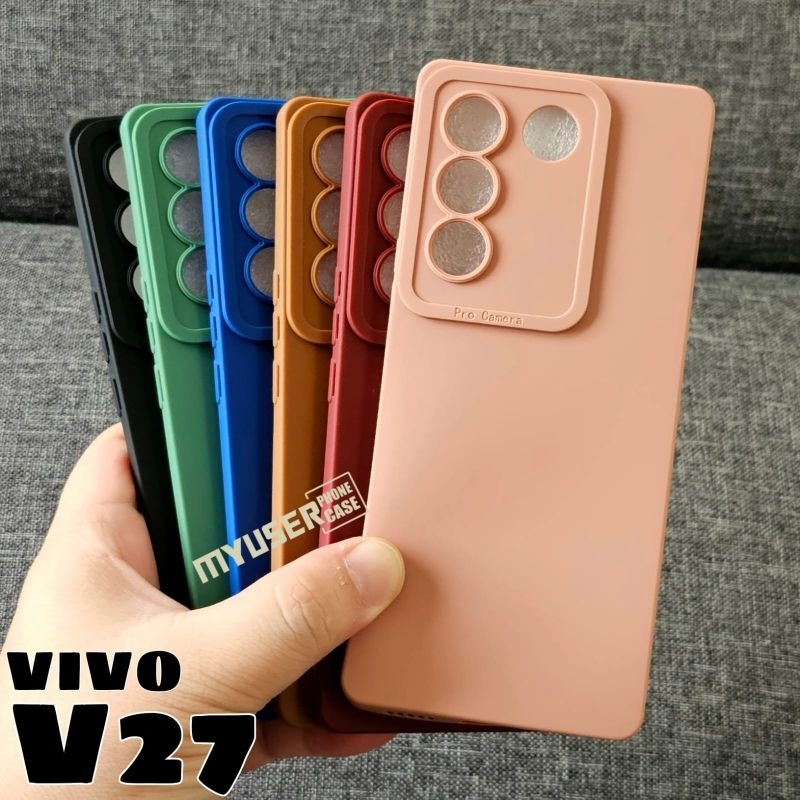 VIVO V27 5G V27 PRO CASE PRO CAMERA MACARON CASE VIVO V27 5G