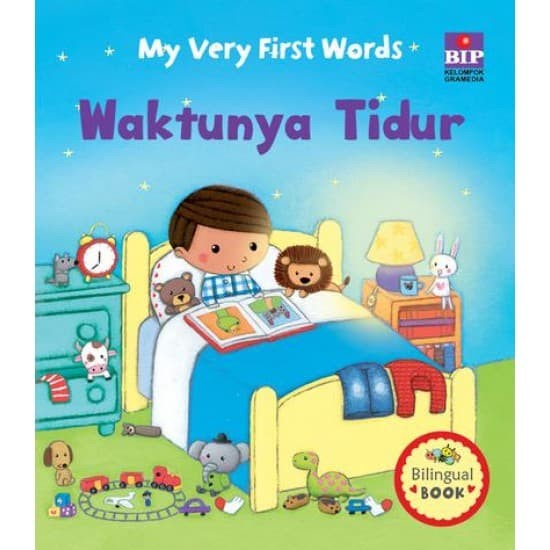 ⭐BARU (DISKON)⭐ My Very First Words Waktunya Tidur. Buku Anak Usborne - BIP Gramedia