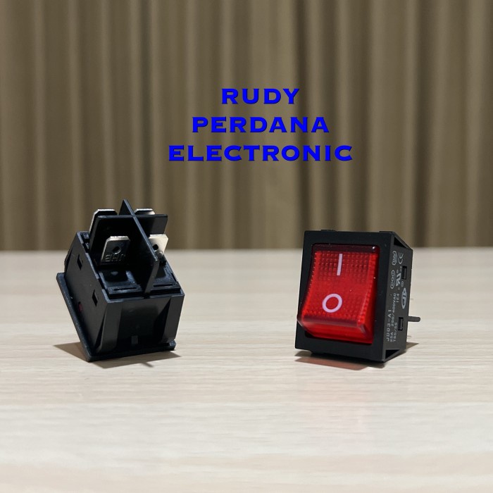 PART2 SWITCH ROCKER SAKLAR ON OFF 4 PIN KOTAK JD JIN DING 25A 250V 400V
