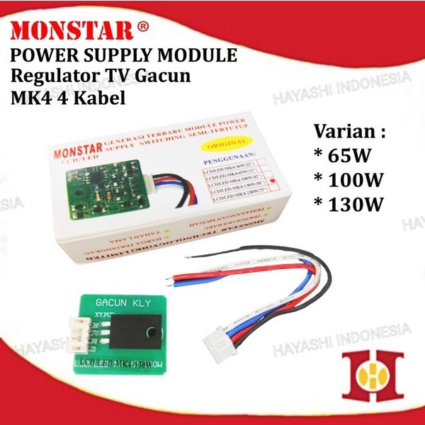 Regulator TV LCD LED Power Supply Gacun 21 22 29 32 42 50 Inch Monstar