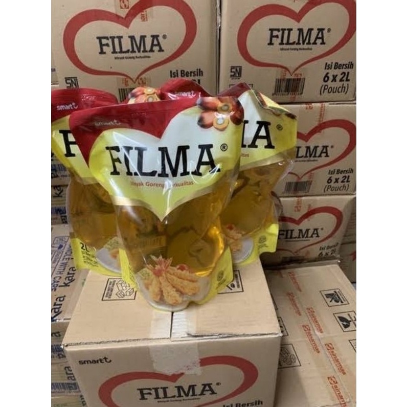 

NafsaL Minyak goreng Filma 2 liter Packing aman anti bocor