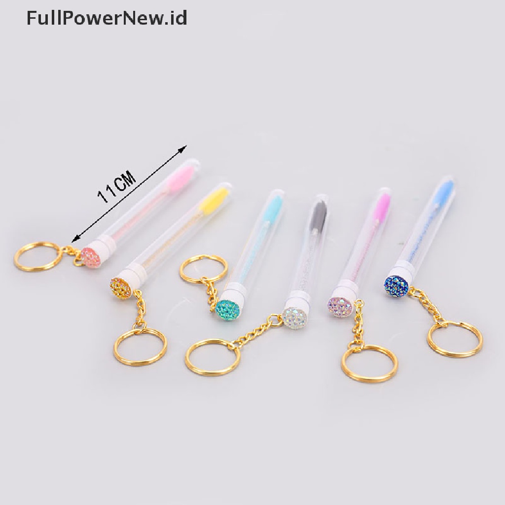 Power Eye Brow Eyelash Brush Alis Spoolie Tabung Anti Debu Sisir Alis Alat Makeup ID