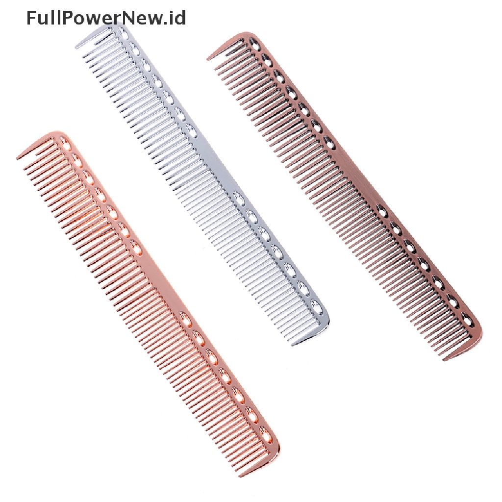 Power 1X Sisir Rambut cricket stainless steel anti Statis cutg comb professional ID