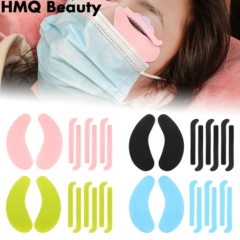 2023new Eyelash Perm Silicone Eye Pads Eyelash Lash Lifting Curler Patch Lashes Batang Perisai Pengangkat Aplikator Makeup Tools