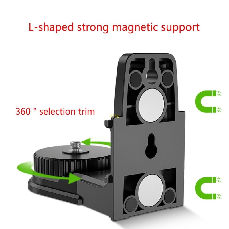 Btsg Rak Tingkat Ringan Strong Magnet 360derajat-Rotation Adjustable Support