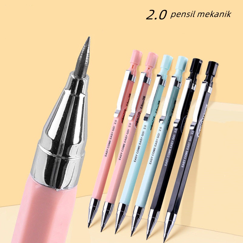 

Mechanical Pencil Graphite Lead Automatic/Pensil Mekanik 2.0mm