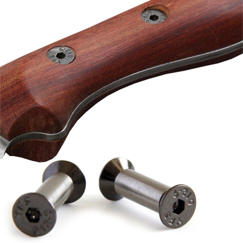 YXDV 10 Buah Mur Pengencang Sekrup Skala Paku Keling Baut Pegangan DIY Sekrup Kepala Hex YFS