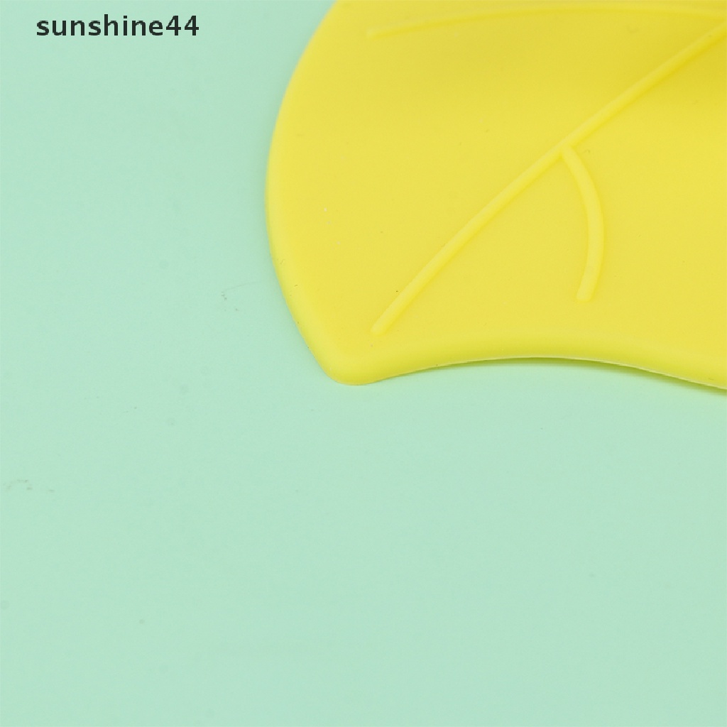 Sunshine 1Pc Warna-Warni Indah 3D Daun Kupu-Kupu Silikon Penutup Cangkir Tahan Debu Seal Lid ID