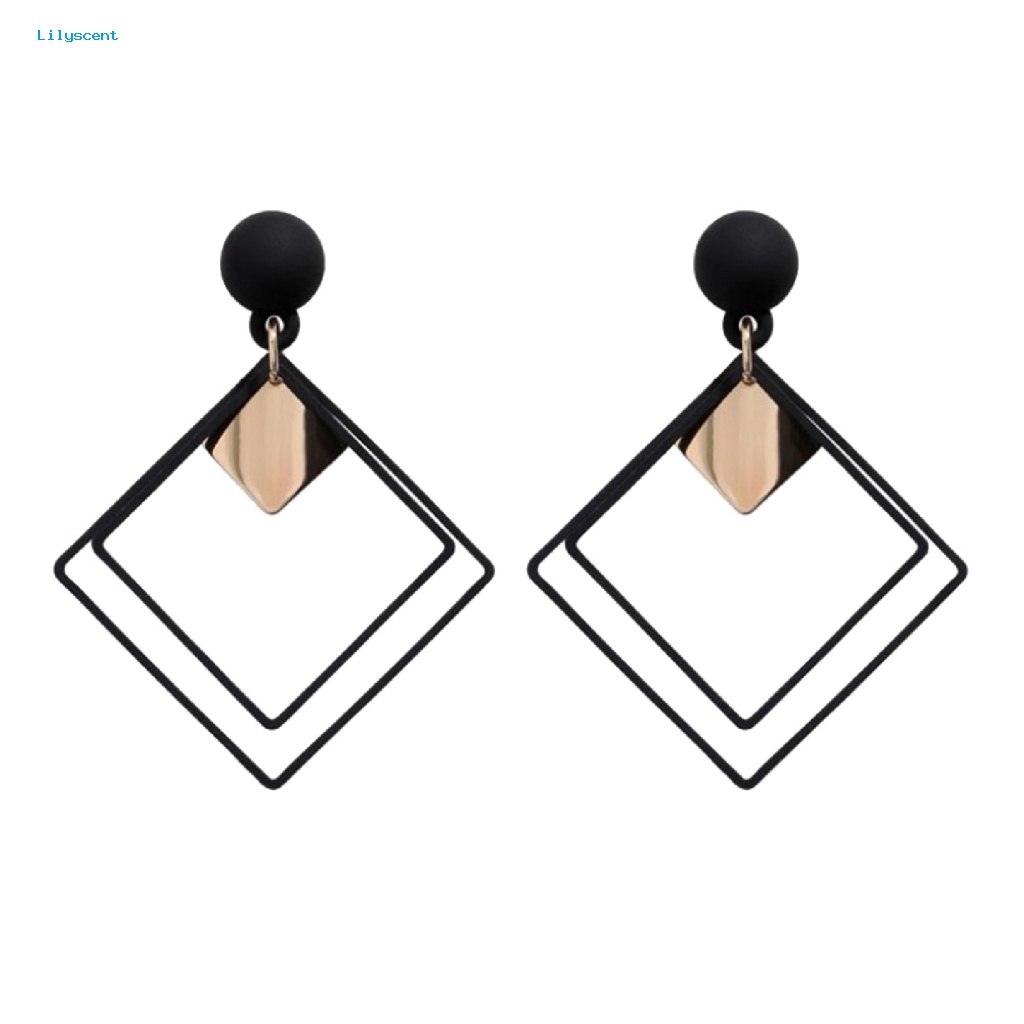 Lilyscent 1pasang 3warna Ear Studs Untuk Mengambil Foto Ear Studs Piercing Anti Alergi