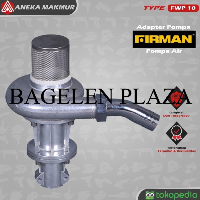 Obral Adapter Pompa Air Firman FWP 10 1 Inch As Kotak Mesin Rumput FWP10