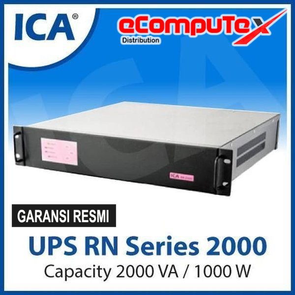 UPS ICA RN-2000 RN2000 2000VA / 1000 WATT ONLINE RACKMOUNT UPS GARANSI RESMI