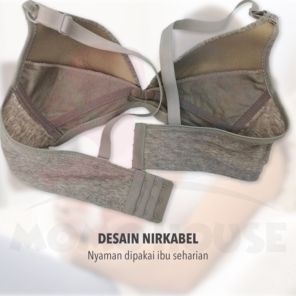 MOMO HOUSE Bra Menyusui Bh Menyusui Bra Wanita Bra Ibu Hamil Bh Hamil Breastfeeding Bh Ibu Hamil Nursing Bra Kancing Depan