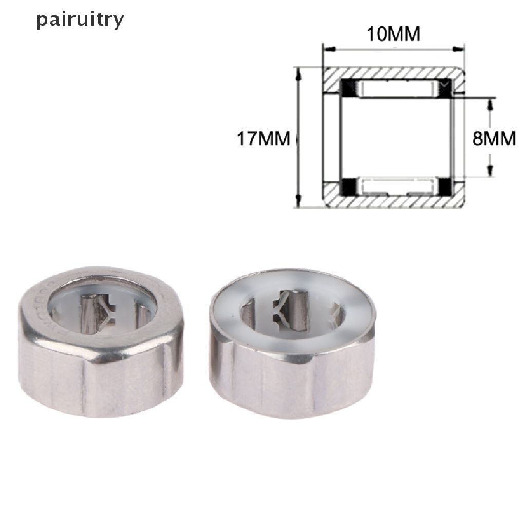 Prt 2Pcs EWC1008 Stainless One Way Bearing 10x17x8mm Alat Pancing Bearing EWC1008 Roller Bearings PRT