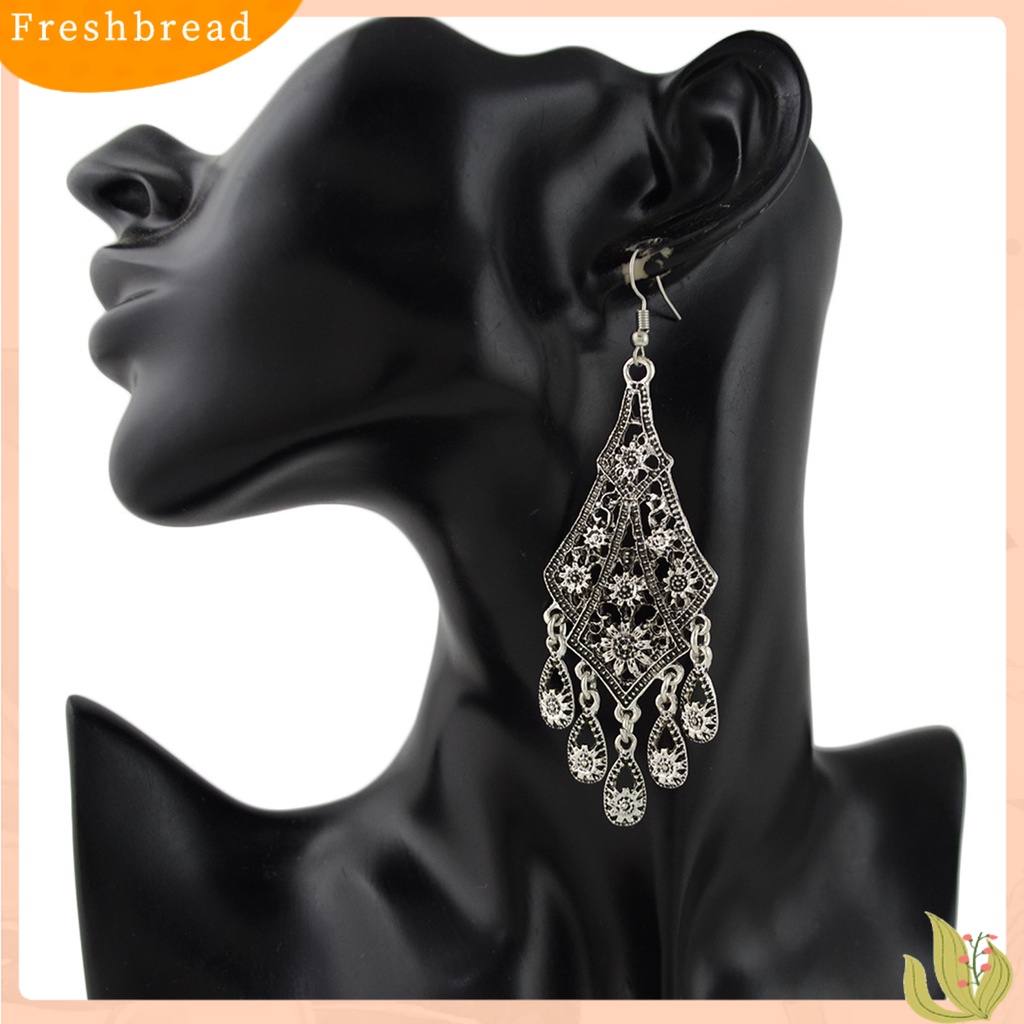 &lt; Freshbread &gt; 1pasang Anting Drop Bentuk Air Terjun Anti-Alergi Mudah Di Aplikasikan Boho Lampu Gantung Menjuntai Drop Earrings Untuk Anak Perempuan
