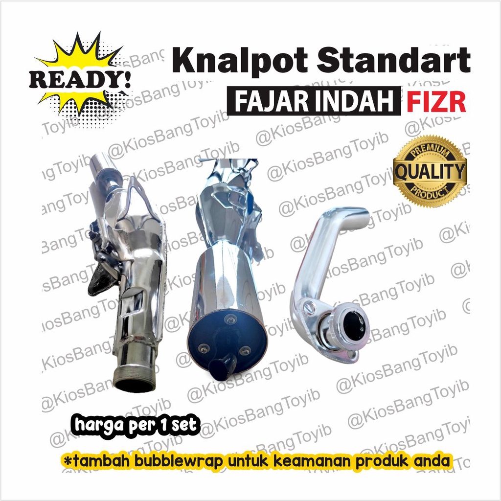 Knalpot Standart Standar ORI Yamaha FIZR Force1 ZR (Fajar Indah)