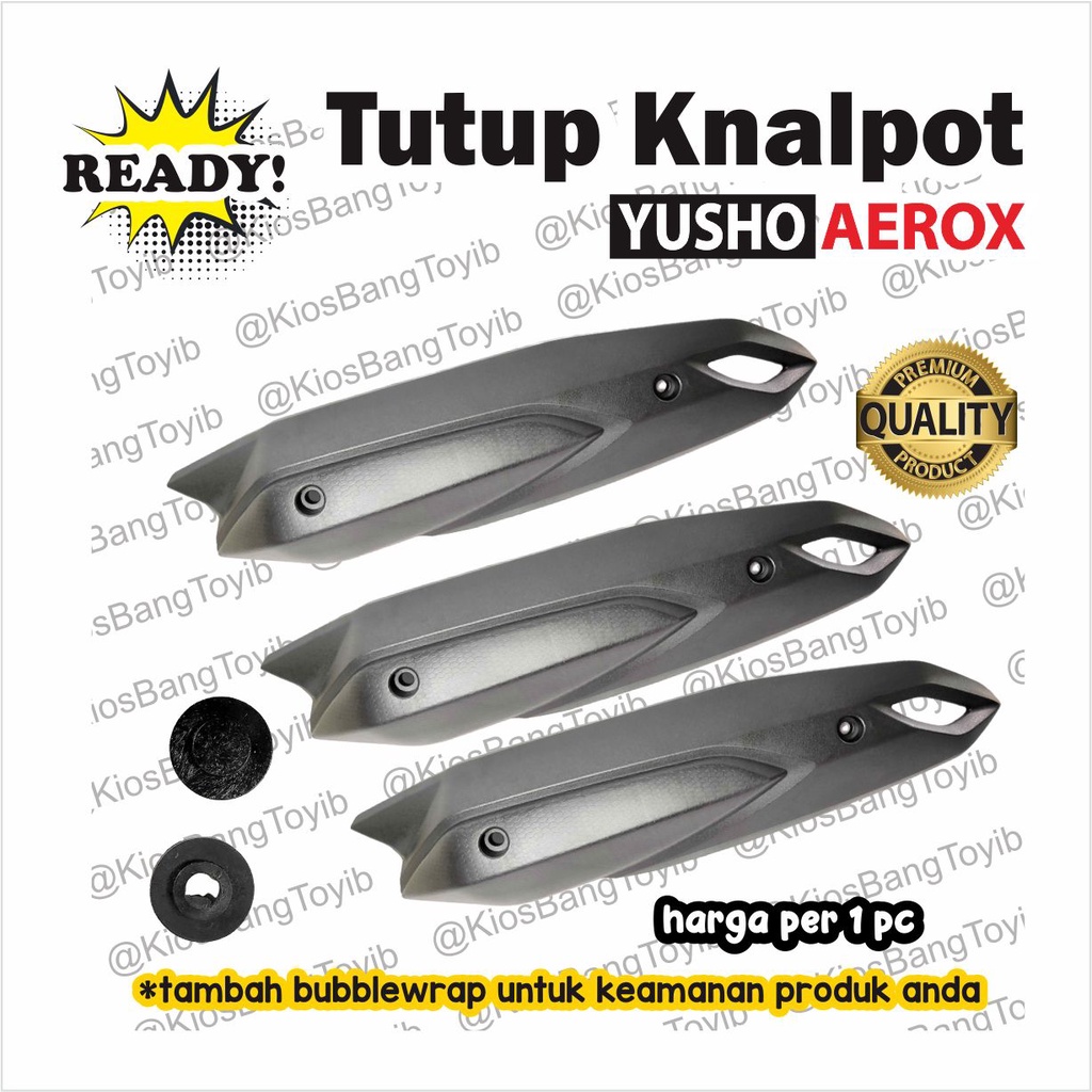 Tutup Cover Pelindung Knalpot Yamaha AEROX (Yusho)