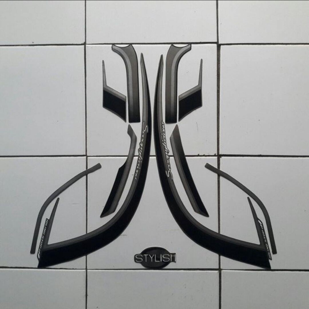 Stiker striping Honda Scoopy Stylish 2017