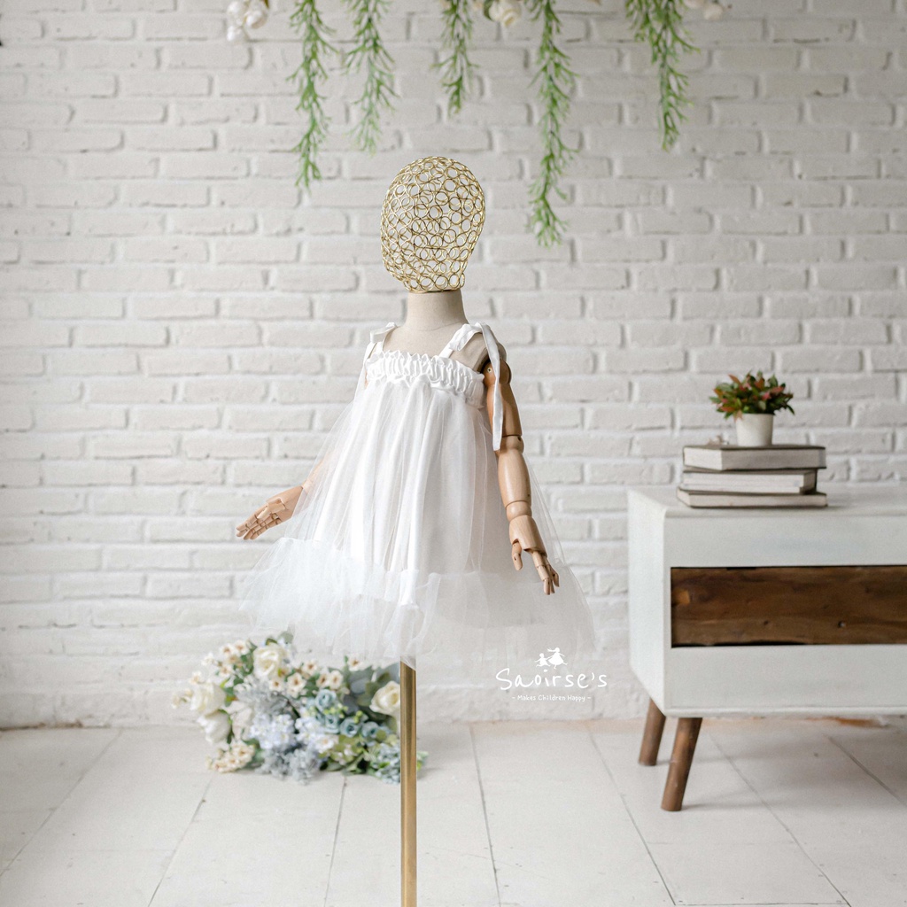 Saoirse's Zerra 3in1 Tulle Dress - Rok Top dan Dress anak perempuan bahan tulle lembut